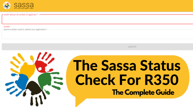 The Sassa Status Check For R350