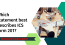 Which Statement Best Describes ICS Form 201